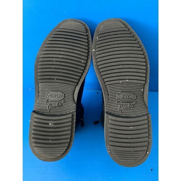 WORN 2x SANTONI EVEREST HIKING BOOT 8.5  D DERBY BURNISHED  Black  Croco - Picture 7 of 8